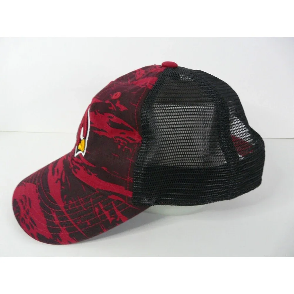 Arizona Cardinals Hat One Size Snapback Red and Black NFL Team Apparel